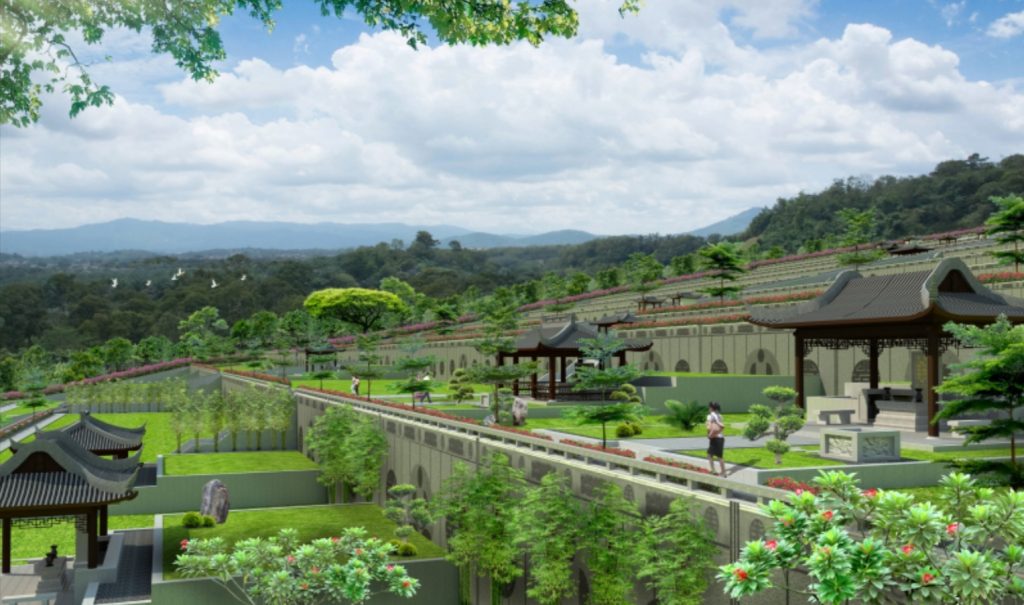 富贵山庄墓园环境